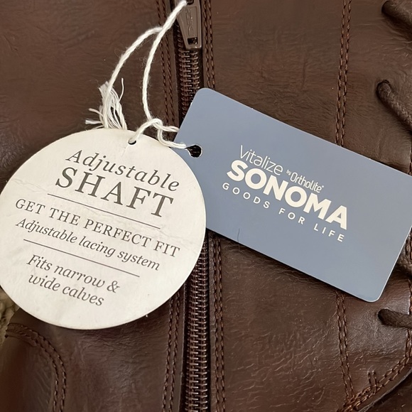 Brown size 9.5 Med lace up boots - Picture 9 of 9